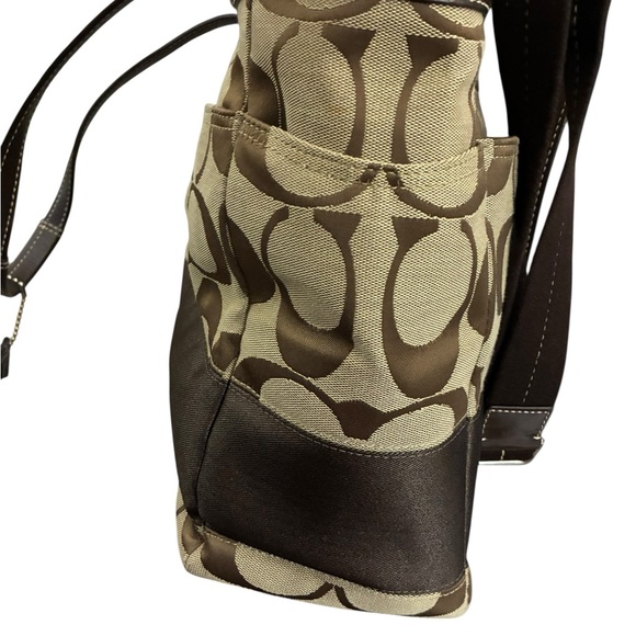 Coach Lurex Signature C X-Large Diaper Tote - Picture 6 of 14